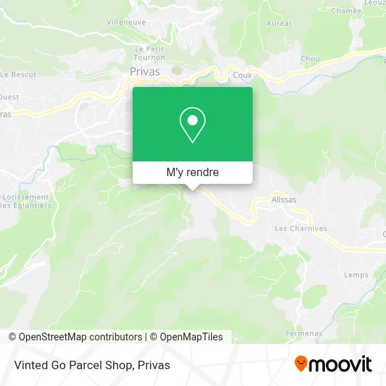 Vinted Go Parcel Shop plan