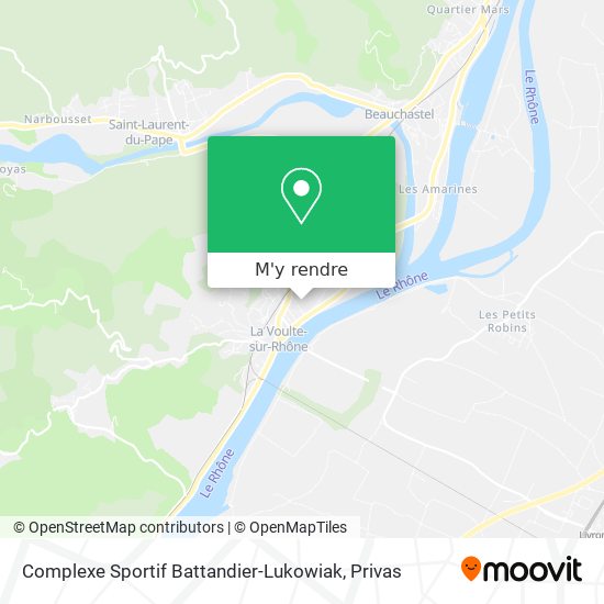 Complexe Sportif Battandier-Lukowiak plan