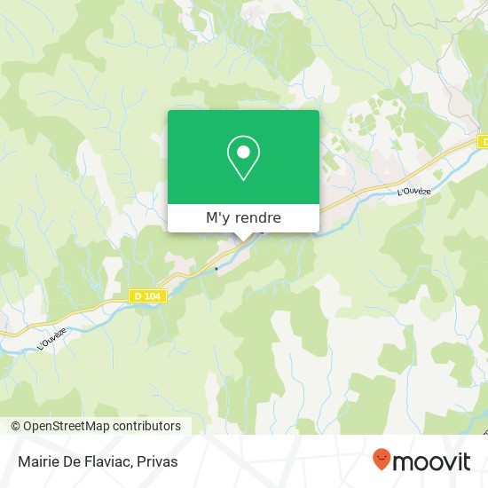 Mairie De Flaviac plan