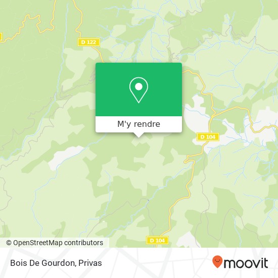 Bois De Gourdon plan