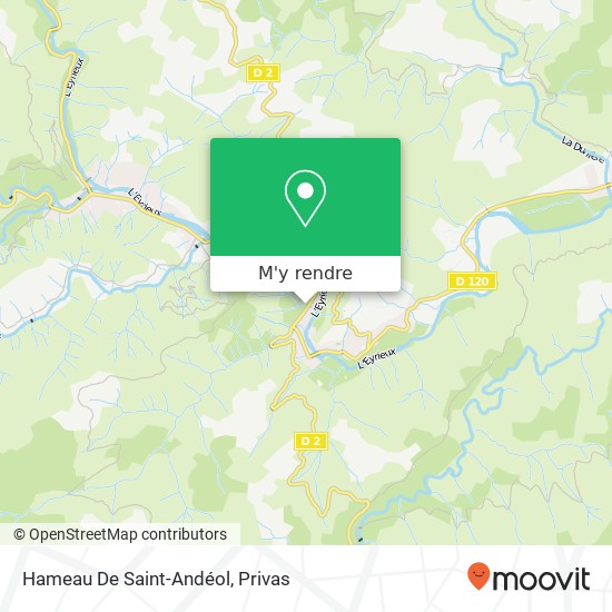Hameau De Saint-Andéol plan