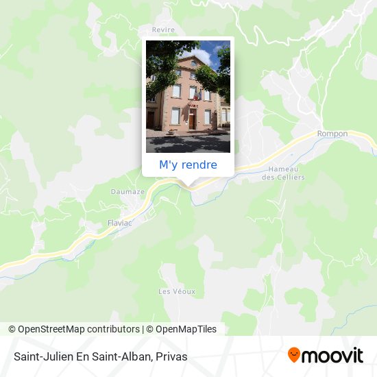 Saint-Julien En Saint-Alban plan