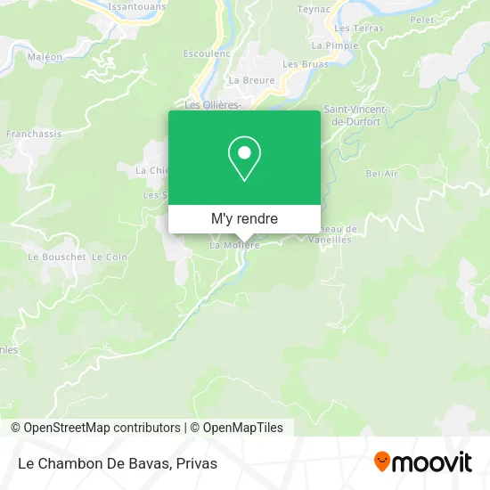Le Chambon De Bavas plan