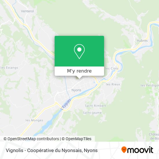 Vignolis - Coopérative du Nyonsais plan
