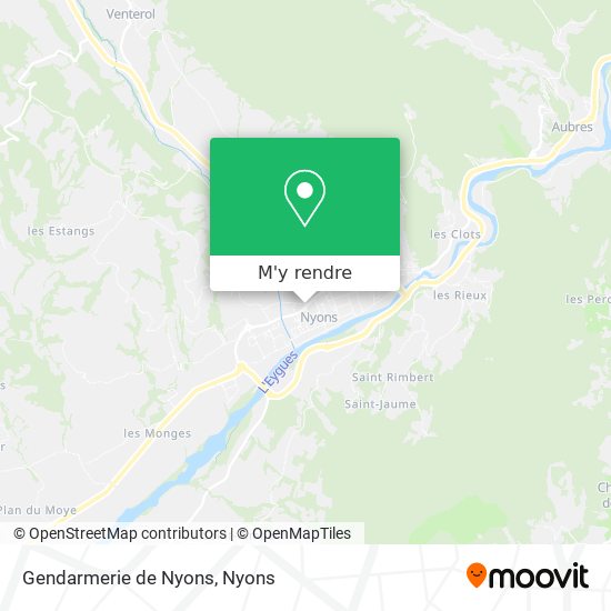 Gendarmerie de Nyons plan