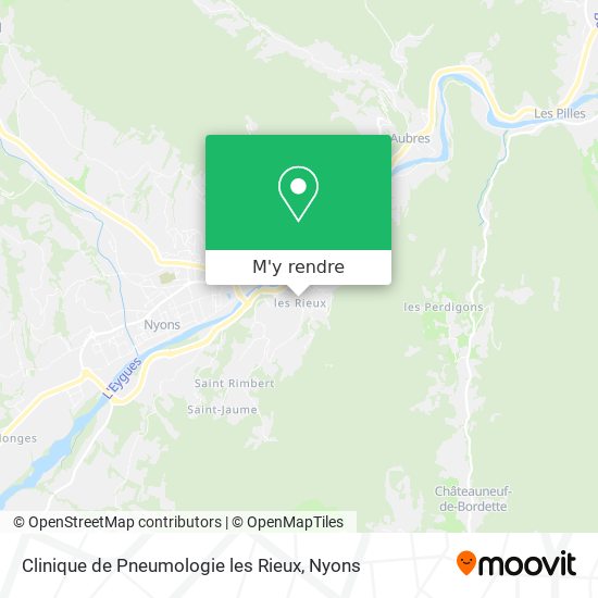 Clinique de Pneumologie les Rieux plan
