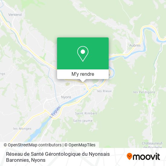 Réseau de Santé Gérontologique du Nyonsais Baronnies plan