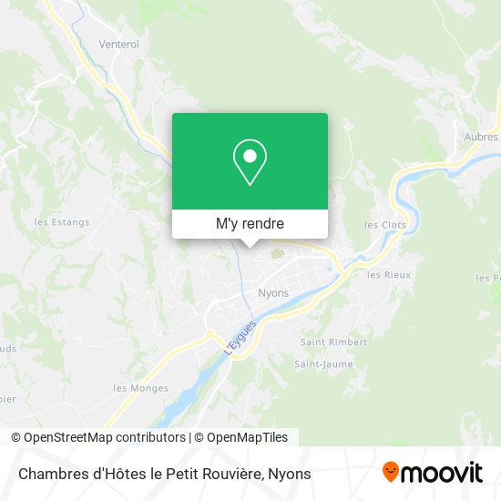 Chambres d'Hôtes le Petit Rouvière plan