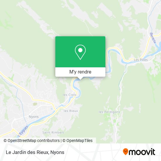 Le Jardin des Rieux plan