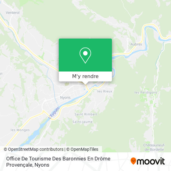 Office De Tourisme Des Baronnies En Drôme Provençale plan