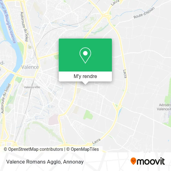 Valence Romans Agglo plan