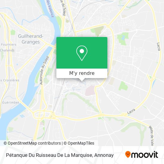 Pétanque Du Ruisseau De La Marquise plan