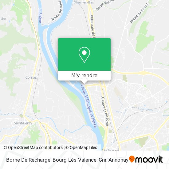 Borne De Recharge, Bourg-Lès-Valence, Cnr plan