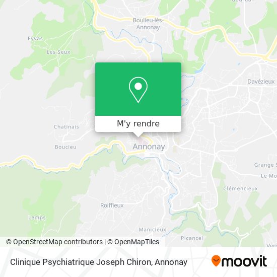 Clinique Psychiatrique Joseph Chiron plan