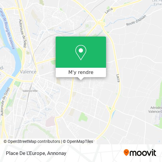 Place De L'Europe plan
