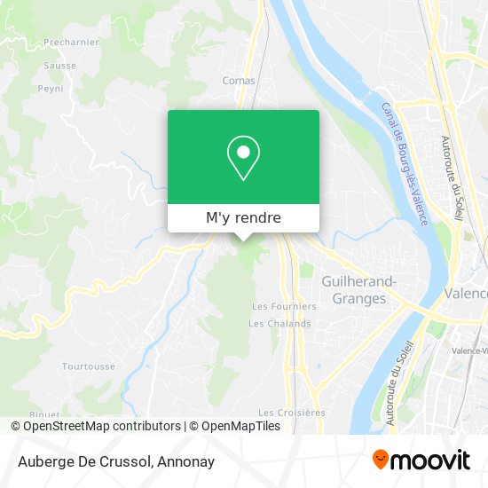 Auberge De Crussol plan