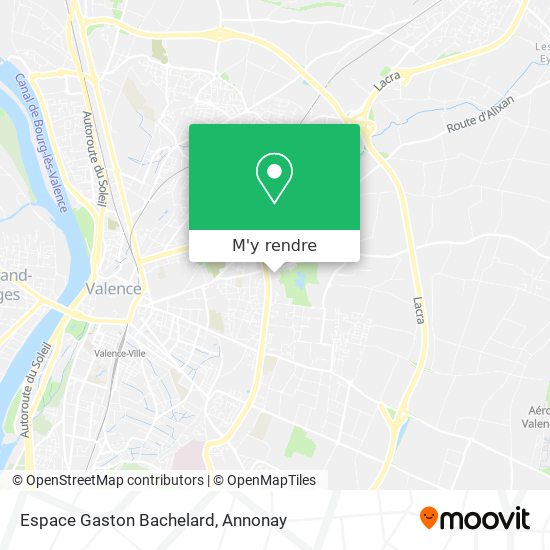 Espace Gaston Bachelard plan