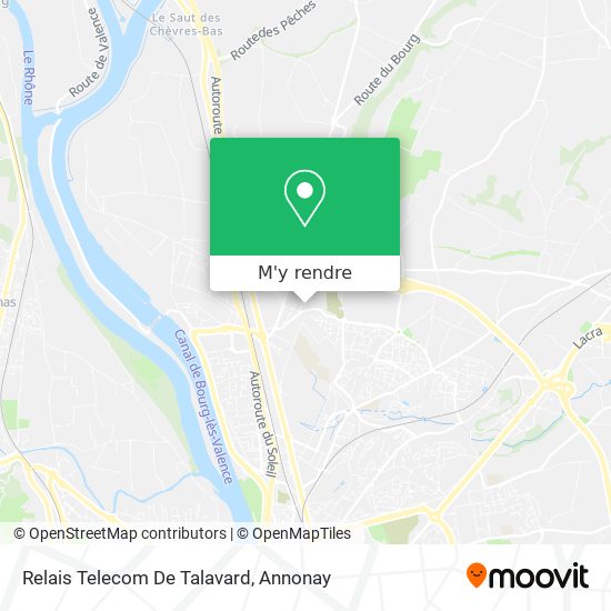 Relais Telecom De Talavard plan