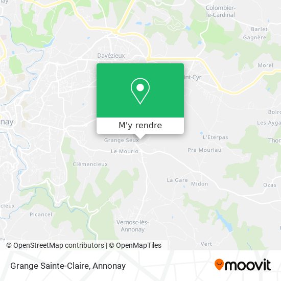 Grange Sainte-Claire plan