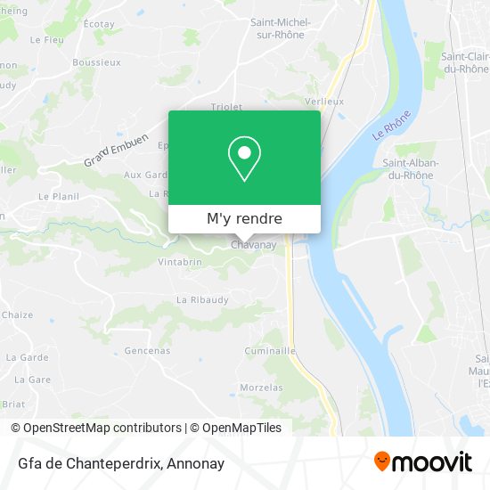 Gfa de Chanteperdrix plan