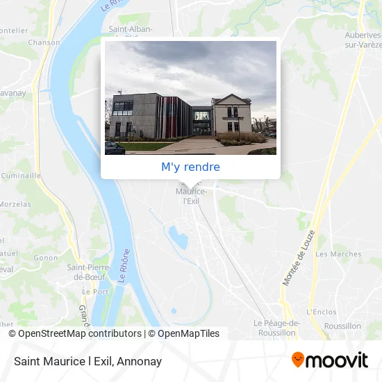 Saint Maurice l Exil plan