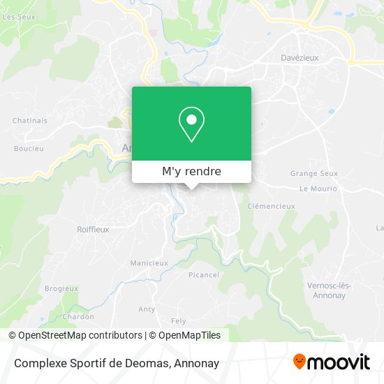 Complexe Sportif de Deomas plan