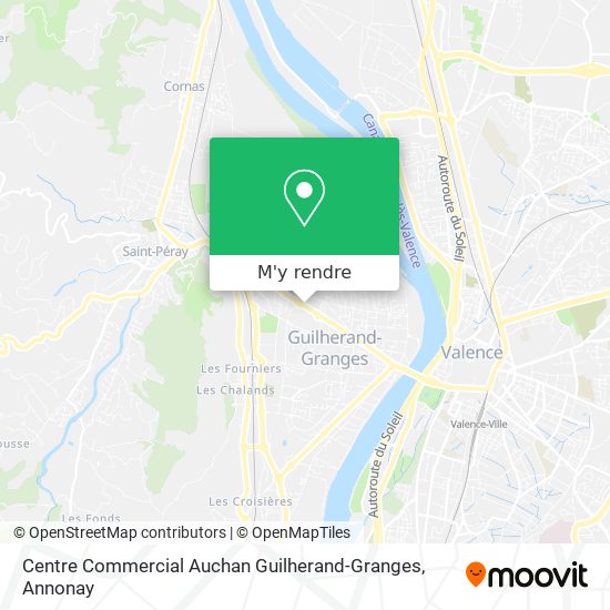 Centre Commercial Auchan Guilherand-Granges plan