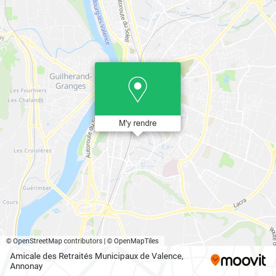 Amicale des Retraités Municipaux de Valence plan