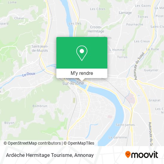 Ardèche Hermitage Tourisme plan