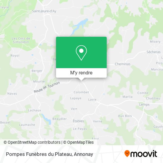 Pompes Funèbres du Plateau plan