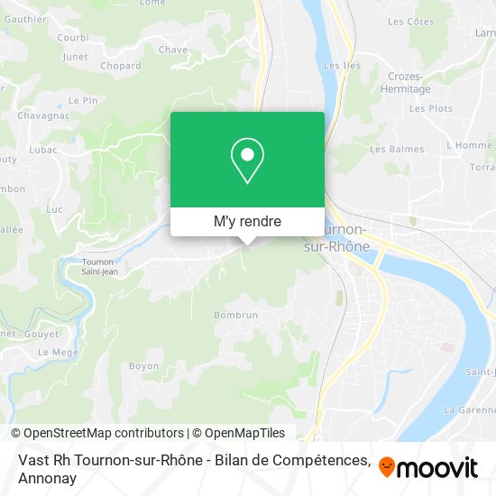 Vast Rh Tournon-sur-Rhône - Bilan de Compétences plan