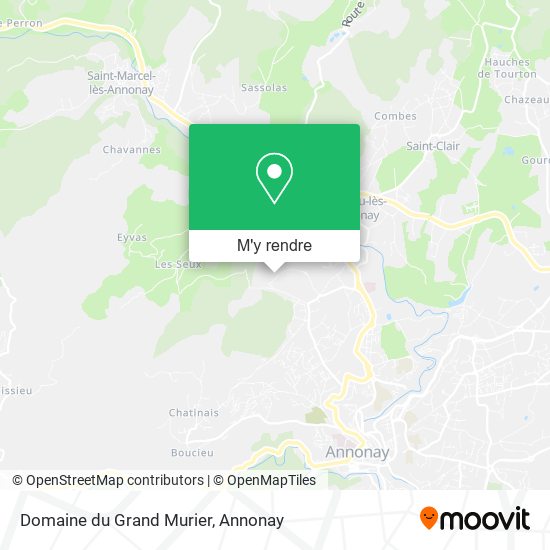 Domaine du Grand Murier plan