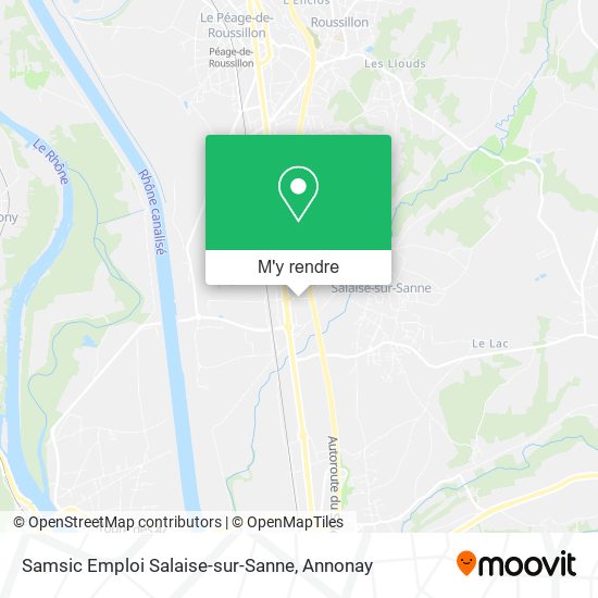 Samsic Emploi Salaise-sur-Sanne plan