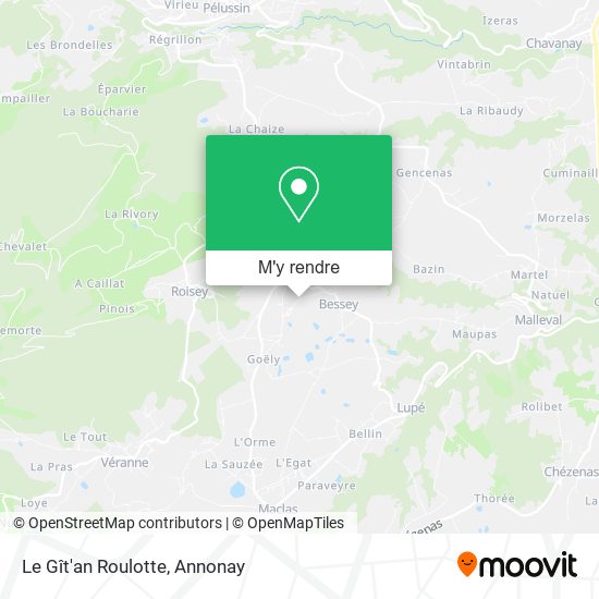 Le Gît'an Roulotte plan