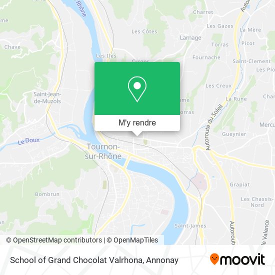 School of Grand Chocolat Valrhona plan