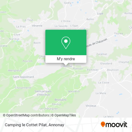 Camping le Cottet Pilat plan