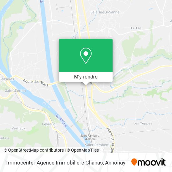 Immocenter Agence Immobilière Chanas plan