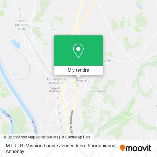 M.I.J.I.R.-Mission Locale Jeunes Isère Rhodanienne plan