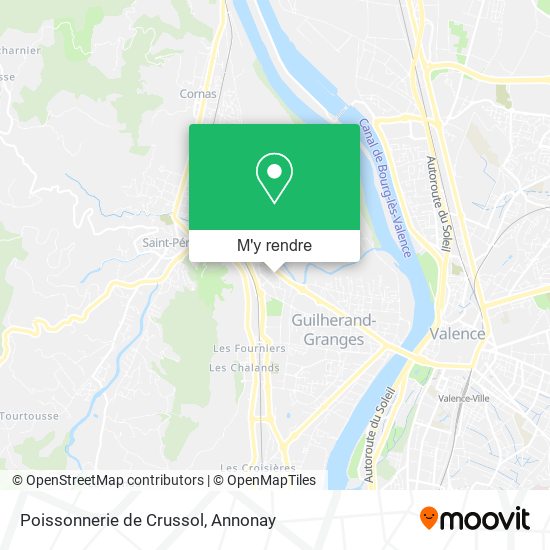 Poissonnerie de Crussol plan