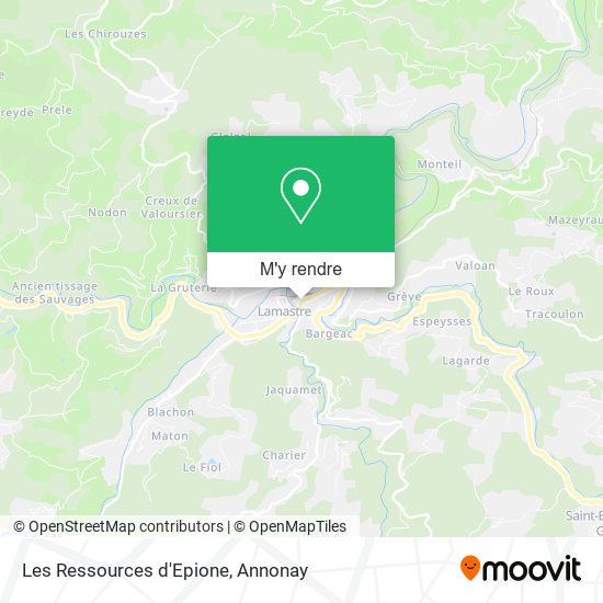 Les Ressources d'Epione plan
