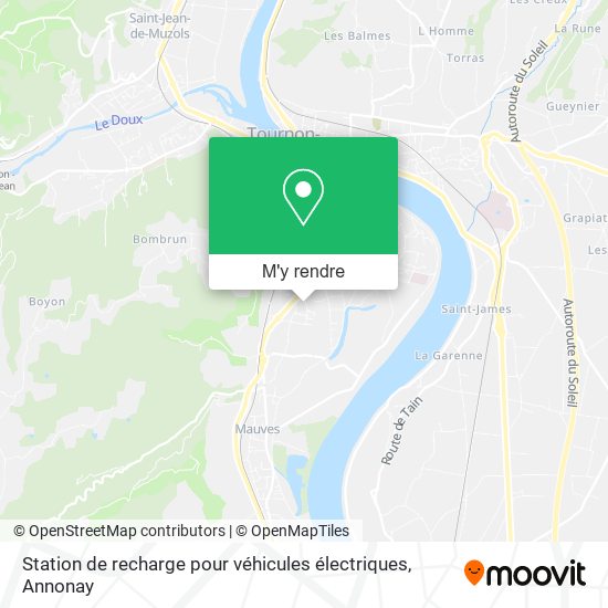 Station de recharge pour véhicules électriques plan