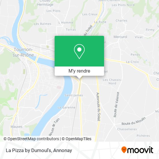La Pizza by Dumoul's plan