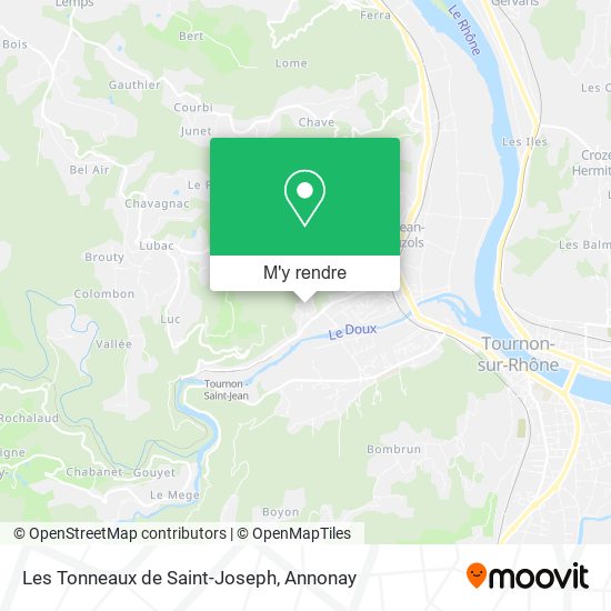 Les Tonneaux de Saint-Joseph plan