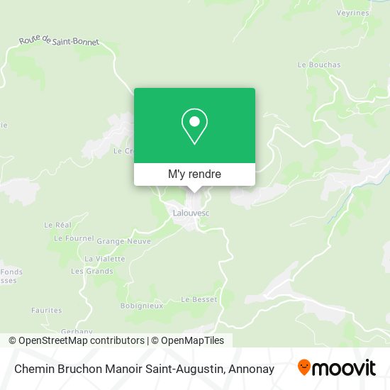 Chemin Bruchon Manoir Saint-Augustin plan