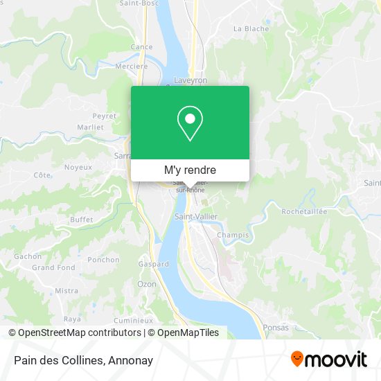 Pain des Collines plan