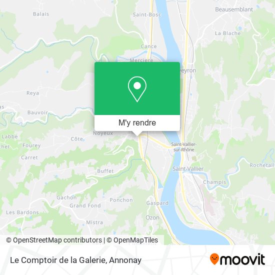 Le Comptoir de la Galerie plan