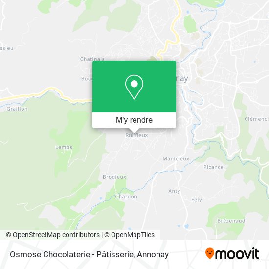 Osmose Chocolaterie - Pâtisserie plan