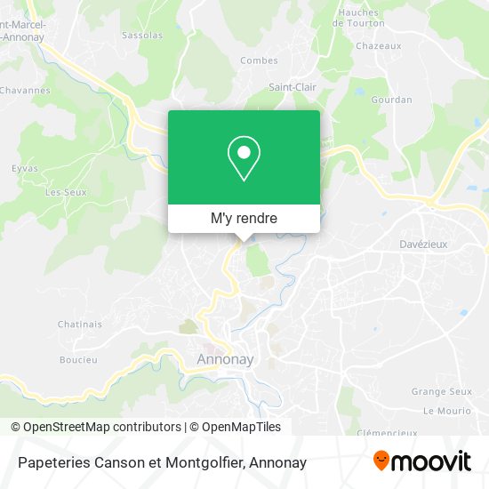 Papeteries Canson et Montgolfier plan