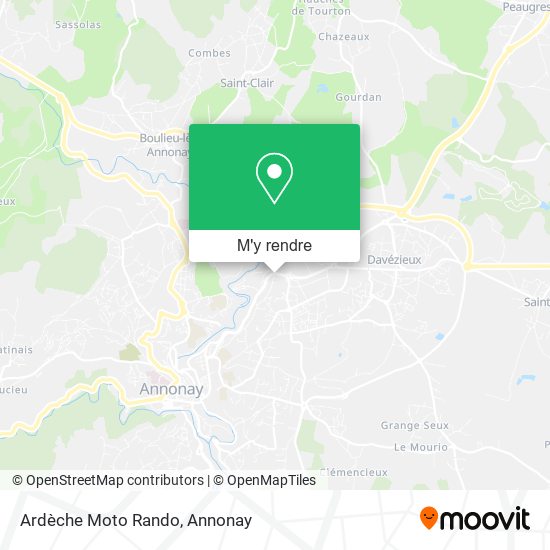 Ardèche Moto Rando plan