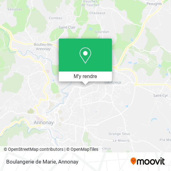 Boulangerie de Marie plan